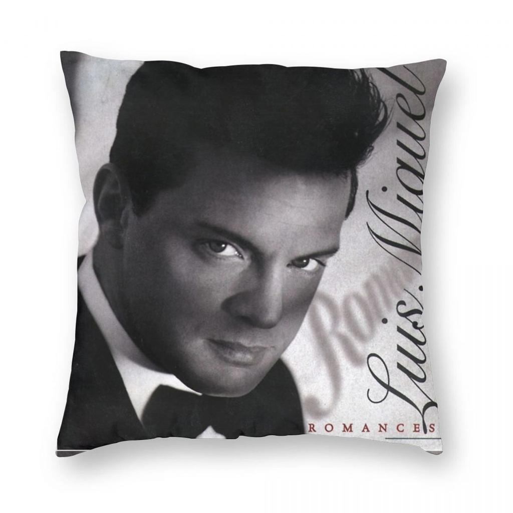 Luis Miguel Album Romance Tanktop Kissenbezug Weiche Polyester Kissenhülle Geschenk Kissenhülle Schlafzimmer Quadratisch 45*45cm