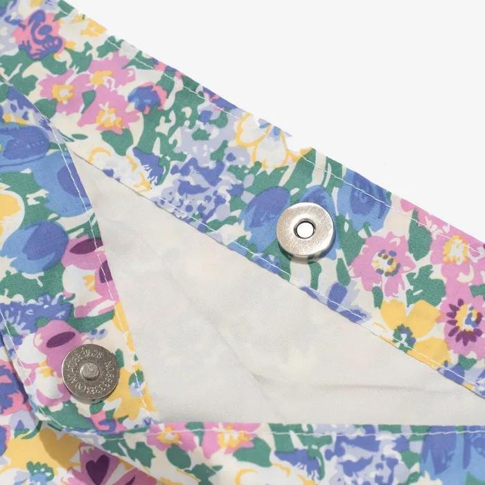 Aloha Garden Flower Eco Bag (Blue)