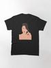 Selena Gomez Lineless Illustration Klassisk T-shirt