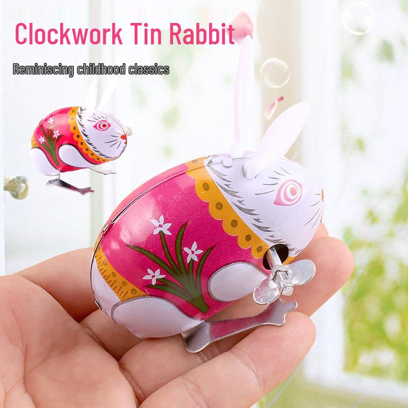 Vintage Wind-up Jumping Frog Toy - Nostalgic 80s Childhood Plaything