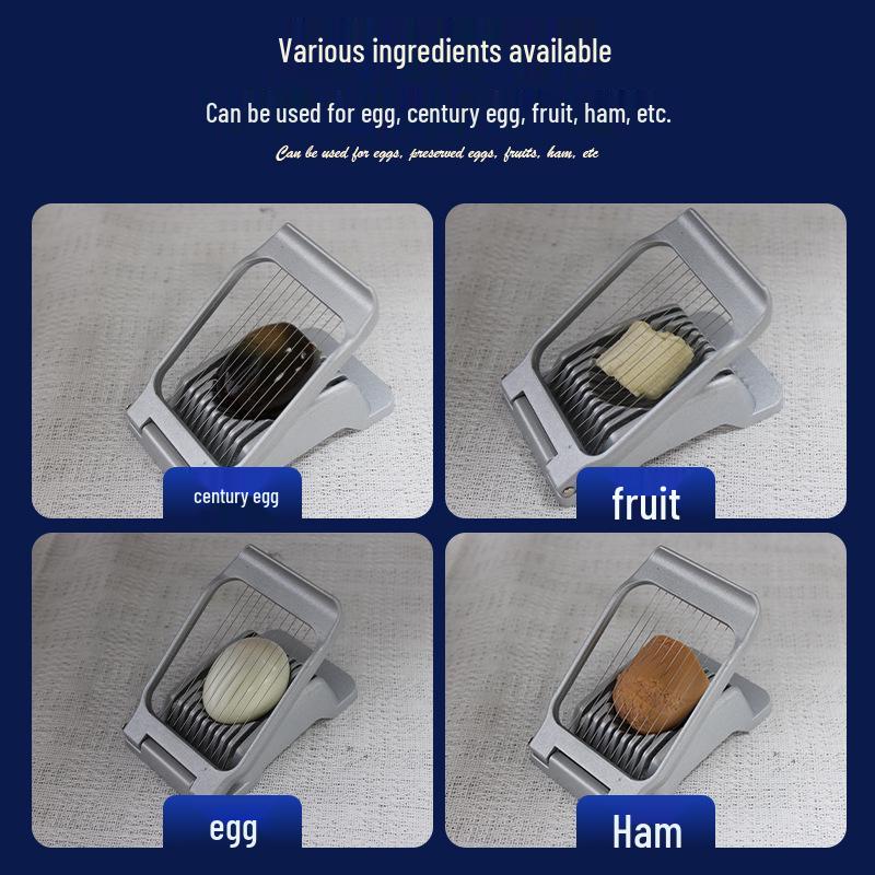 Multifunktionell äggskärare i aluminiumlegering för century- och vanliga ägg