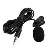Portable 1.5m Mini Type C Microphone USB Condenser Clip-on Lapel Mic 3.5mm Wired Microfon for PC Laptops Professional Recording