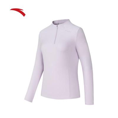 Women's Half-Zip Lightweight Warm Knit T-Shirt