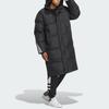Adidas Originals FW23 Winter Series Long Puffer Jacket With Classic Stripes Men Outerwear Black IU4831