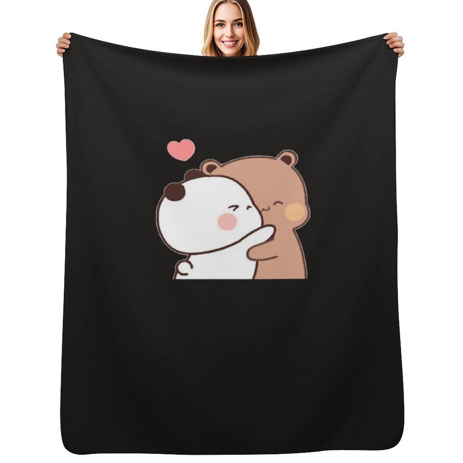 

Bubu Dudu Throw Blanket Cozy Light Blanket for Travel Camping Picnic 102x76cm(40x30in)