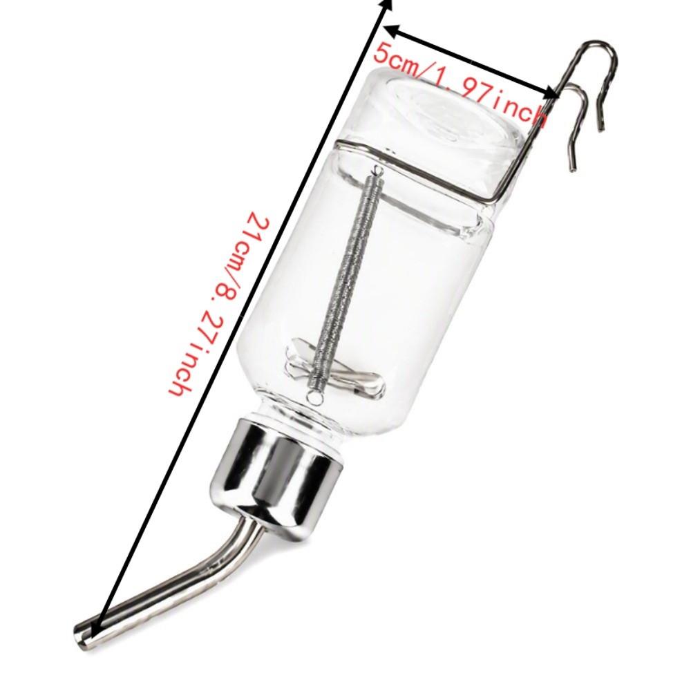 No-Drip Design Pet Water Bottle Hanging Type Automatic Pet Feeder For Small Pets