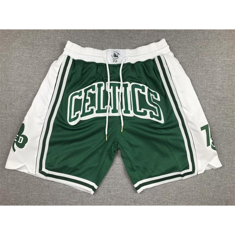 Just Don Retro Americano Mágico Pantalones Cortos Deportivos Bordados para Hombre Pantalones Cortos de Baloncesto High Street Pantalones Cortos del Equipo Lakers Pantalones Cortos de Cinco Puntos
