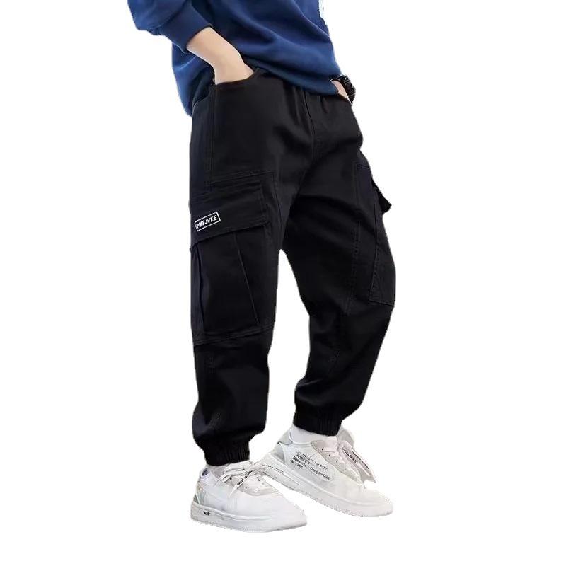 Children's Casual Big Pocket Street-Style Pants (Spring/Autumn)