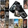 Casing for Motorola Moto G55 G45 G75 G85 G35 Edge 50 30 Fusion 40 NEO Ultra Pro Phone Cover Soft Case Lion Stalking Wolf Art
