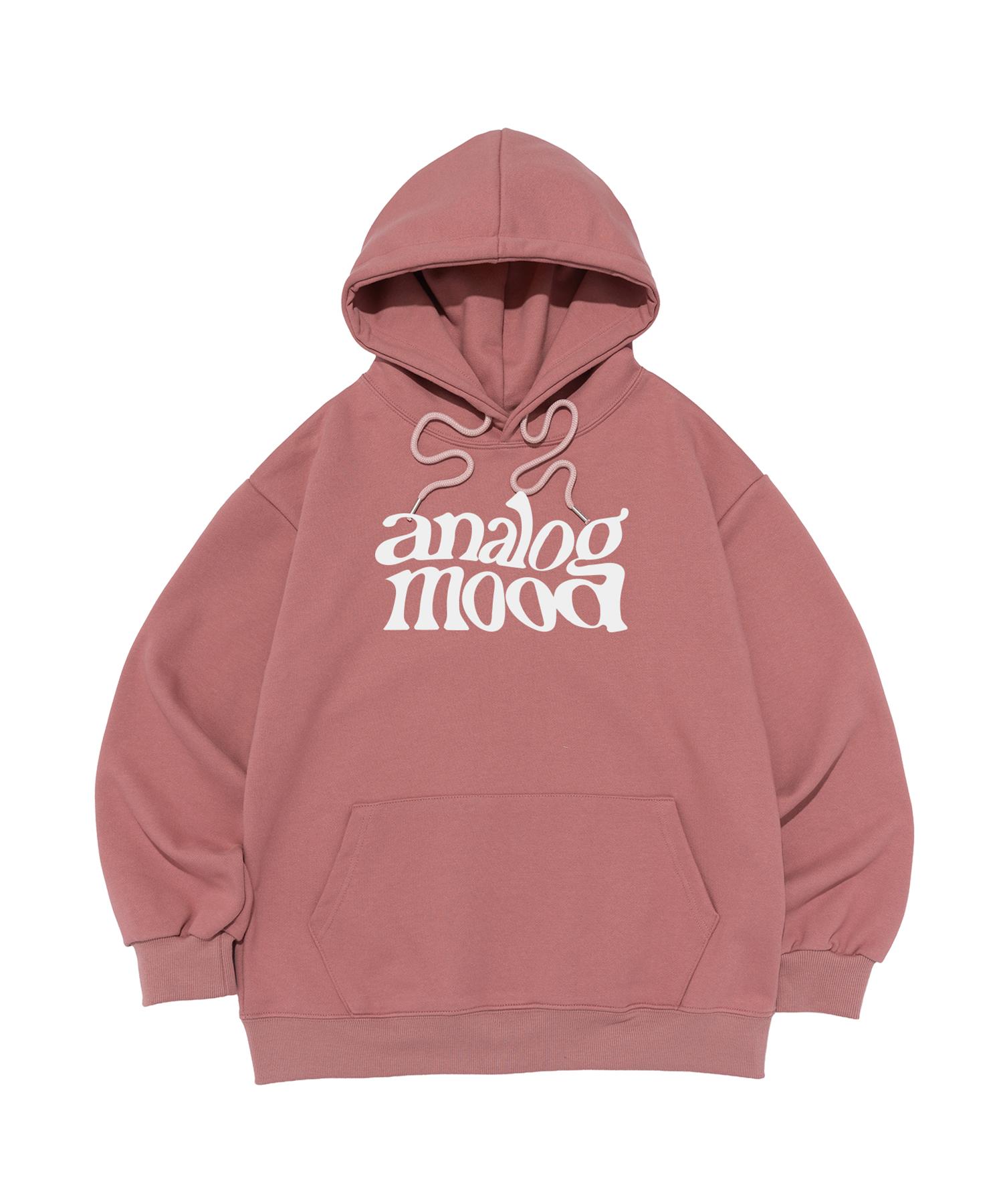 Analog Mood Wave Logo Hoodie (Pink) S