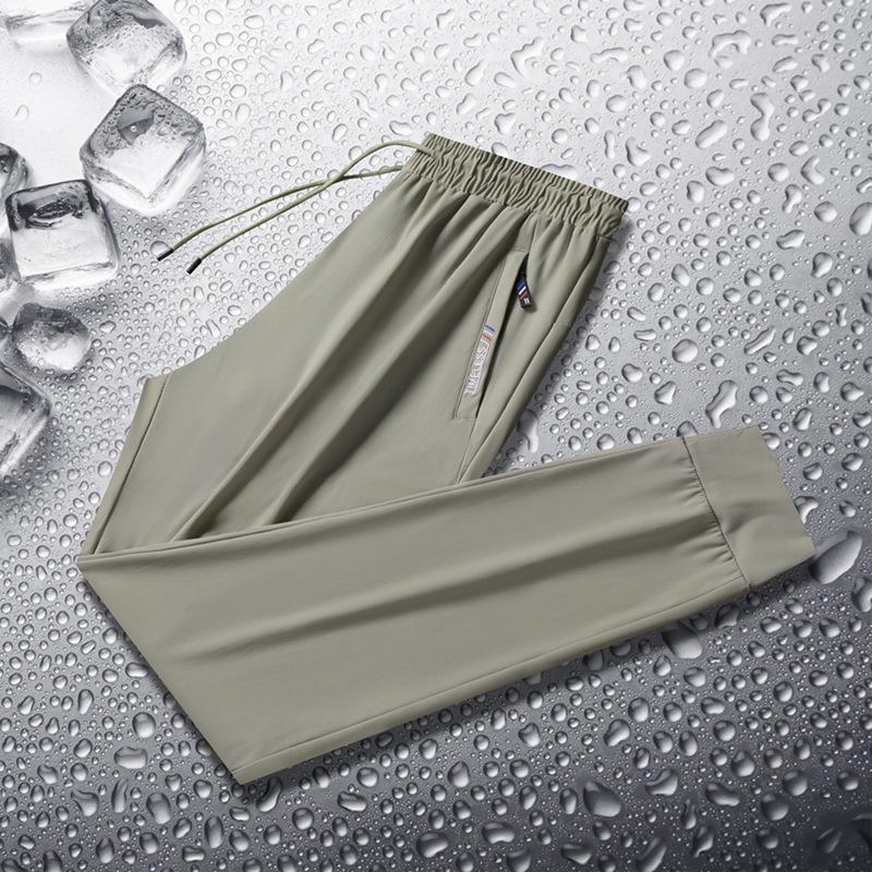 Pantaloni Traspiranti in Seta di Ghiaccio ad Asciugatura Rapida per Coppie - Pantaloni Lunghi Sportivi Leggeri da Uomo e Donna, Disponibili in Taglie Forti