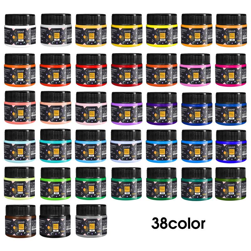1pcs Art Acrylic Pigment 100ml 38 Colors In Jar,Doodle,DIY,Can Be Used For Wall,Stone,Textile Painting Art Supplies