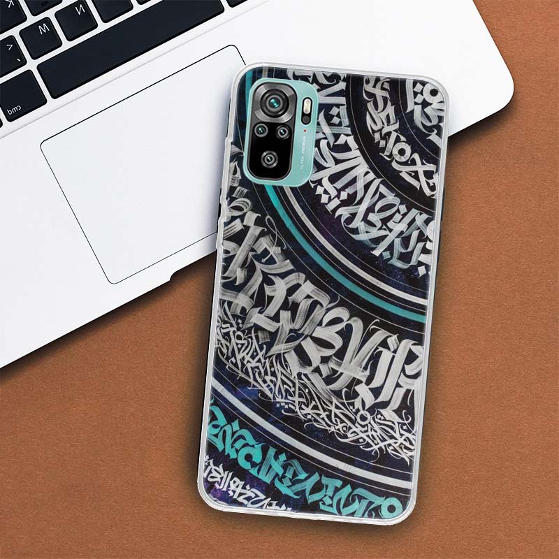 Pokras Lampas Art Graffiti Pouzdro na telefon pro Xiaomi Redmi Note 12 10 10S 9 9S 9T 8 8T 11T 11S 11E 11 Pro Plus 7 5 5G Coque Kryt