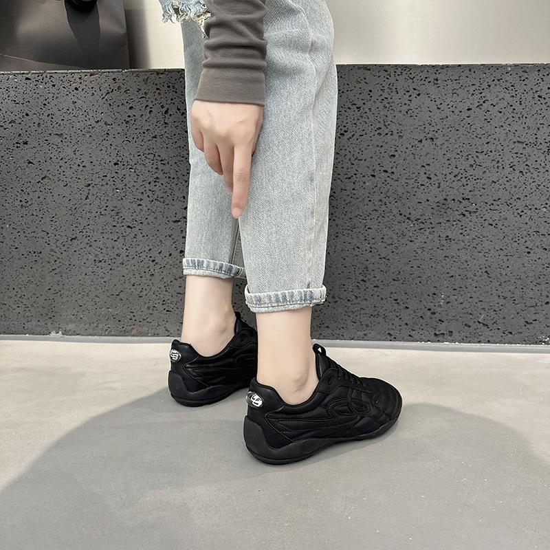 Black shoes men's shoes outdoor summer soft-soled casual shoes women's niche sports racing