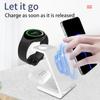30W Wireless Travel Charger 3 In 1 For Samsung Galaxy S24 S23 S22 Ultra Watch 7/6/5/4 Active 2 Buds 2 Pro Fast Charging Station