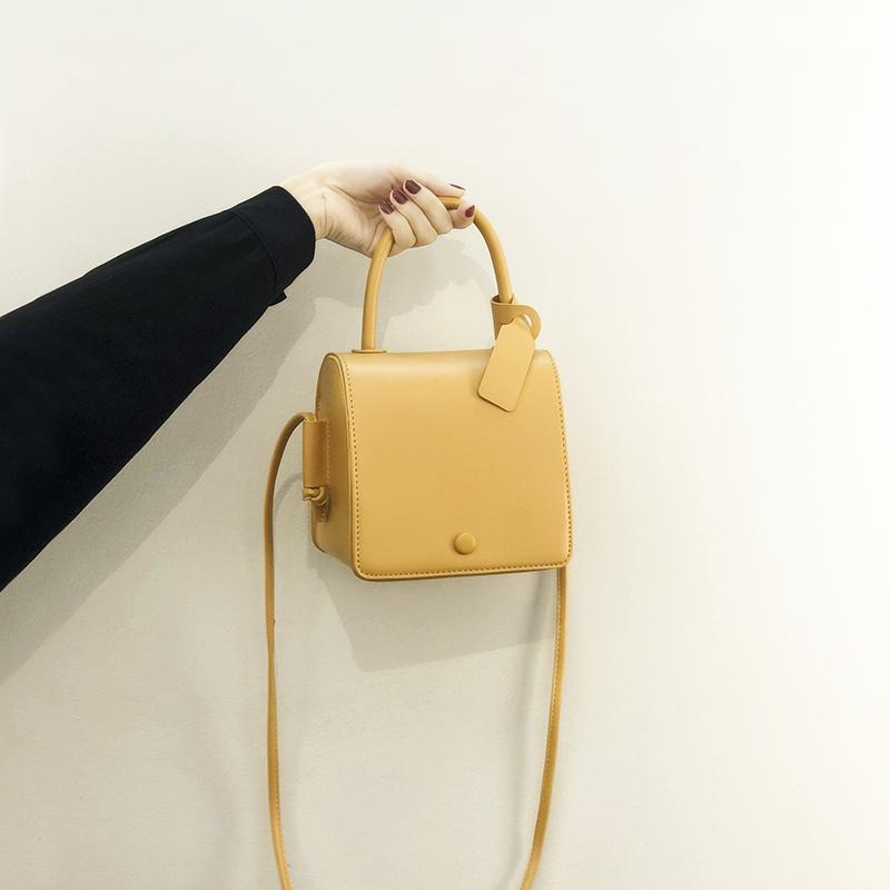 

Модная женская сумка из цельного ПУ, универсальная женская сумка через плечо, классическая текстура, женские сумки осень-зима Mini(Max Length<20cm)