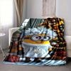 1Pc Minions Bananas Party Blanket Soft And Comfortable Casual Warm Camping Travel Christmas Halloween Gift M91750