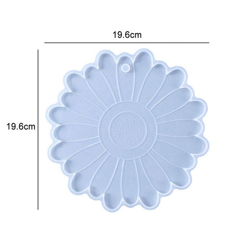 Mould DIY Crystal Resin Hollow Snowflake Heat-Resistant Coaster Mold Snowflake Hanging Ornament Christmas Series Silicone Molds