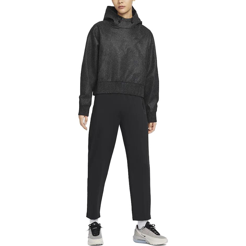 Nike Forward Series Solid Color Loose Fit Casual Hoodie Women hoodies Black FN0297-060