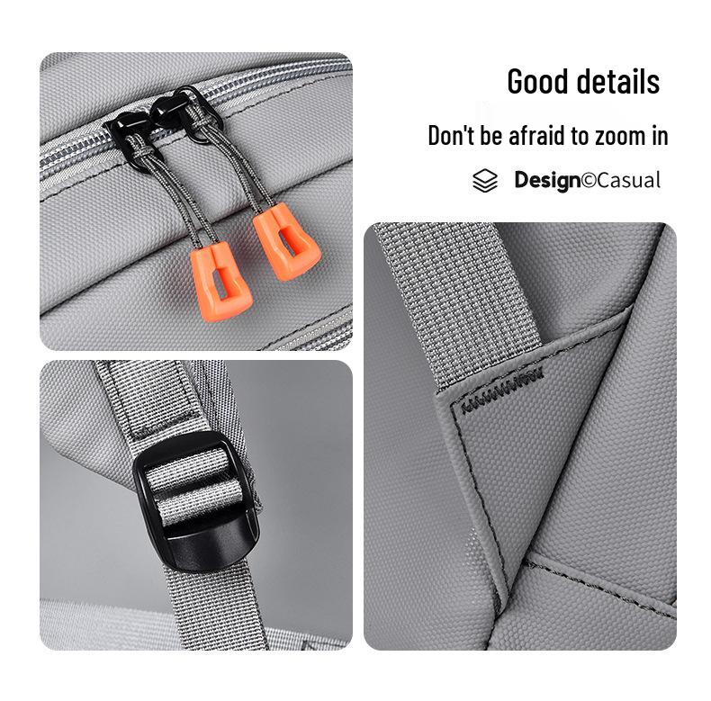 Men's Casual Multifunctional 17" Laptop Backpack - Large Capacity for College, Business & Travel