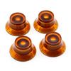 4Pcs Electric Guitar Bass Top Hat Speed Control Volume Knobs Multiple Colors