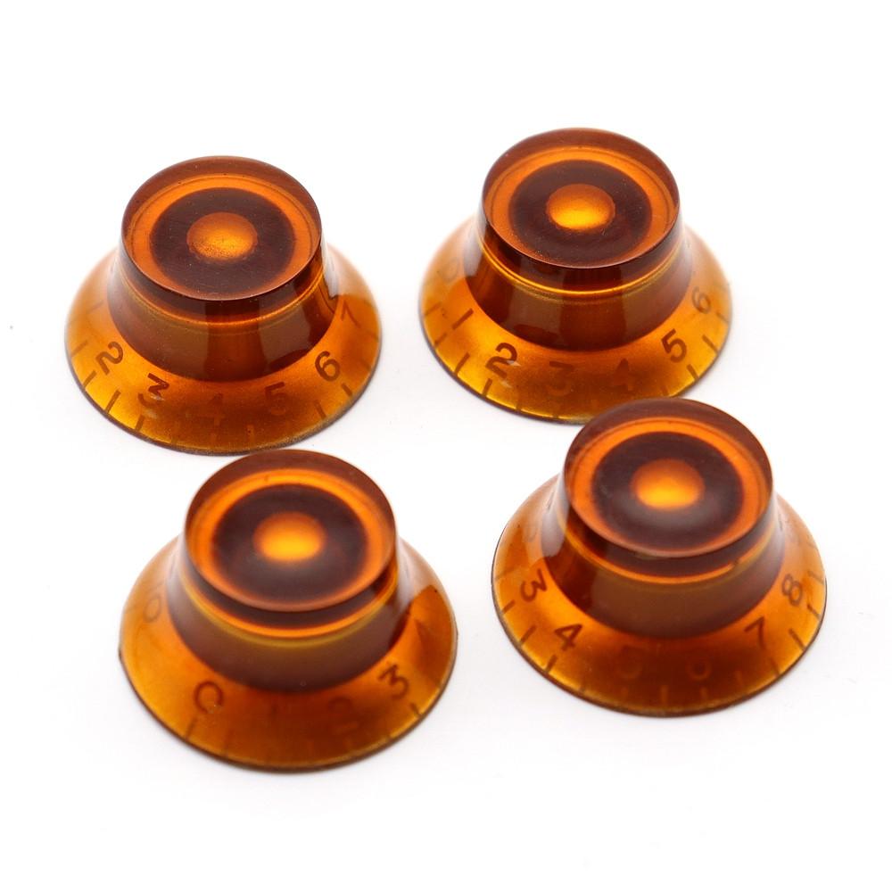 4Pcs Electric Guitar Bass Top Hat Speed Control Volume Knobs Multiple Colors