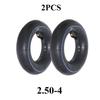 2PCS High Quality Black Butyl Rubber Inner Tube 2.50-4 3.00-4 4.10/3.50-4 Inner Tube Camera Electric Scooter Accessories