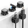 Magnetic Cable Clips [Cable Smooth Adjustable] Cord Holder, Under Desk Cable Management, Adhesive Wire Holder Organizer For Home  Desk