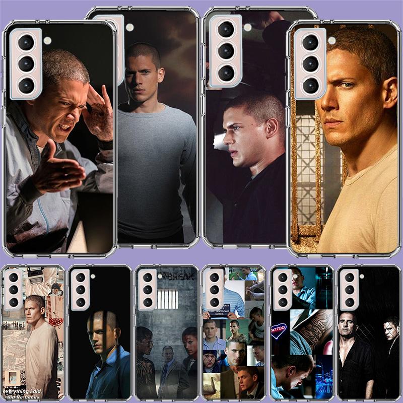 Prison Break TV Series Clear Phone Cases for Samsung S26 Ultra Galaxy S25 Edge S24 S23 FE S21 Plus S20 S22 S10 Cover Patterned C
