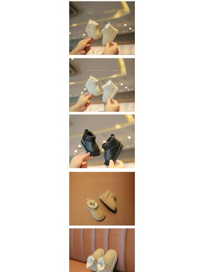 Infant Soft-Soled Plush Cotton Walking Shoes - Winter Snow Boots for Toddlers