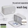 Men's Portable Dry-Wet Separation Travel Toiletry Bag