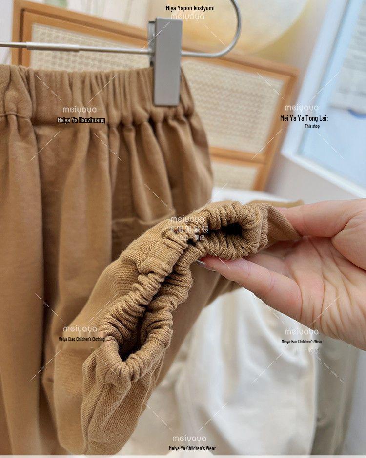 Toddler Boys' Soft Lantern Harem Pants - Spring/Autumn Mori Style Fashion