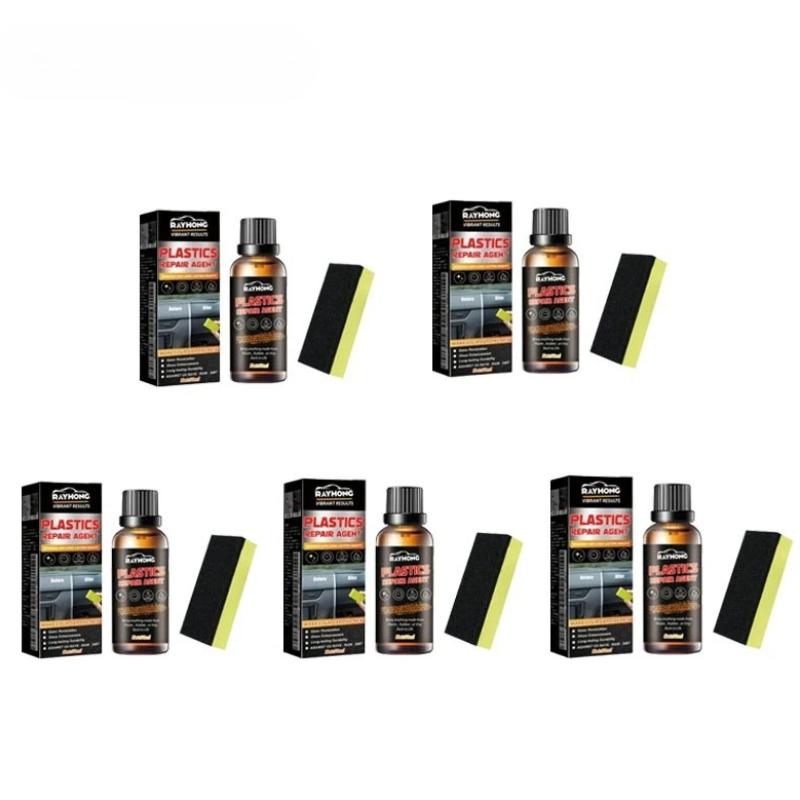 50ml Renowator plastiku samochodowego Back To Black Błyszczący Środek do renowacji plastiku samochodowego Płyn regenerujący Środek do czyszczenia i odnawiania samochodu