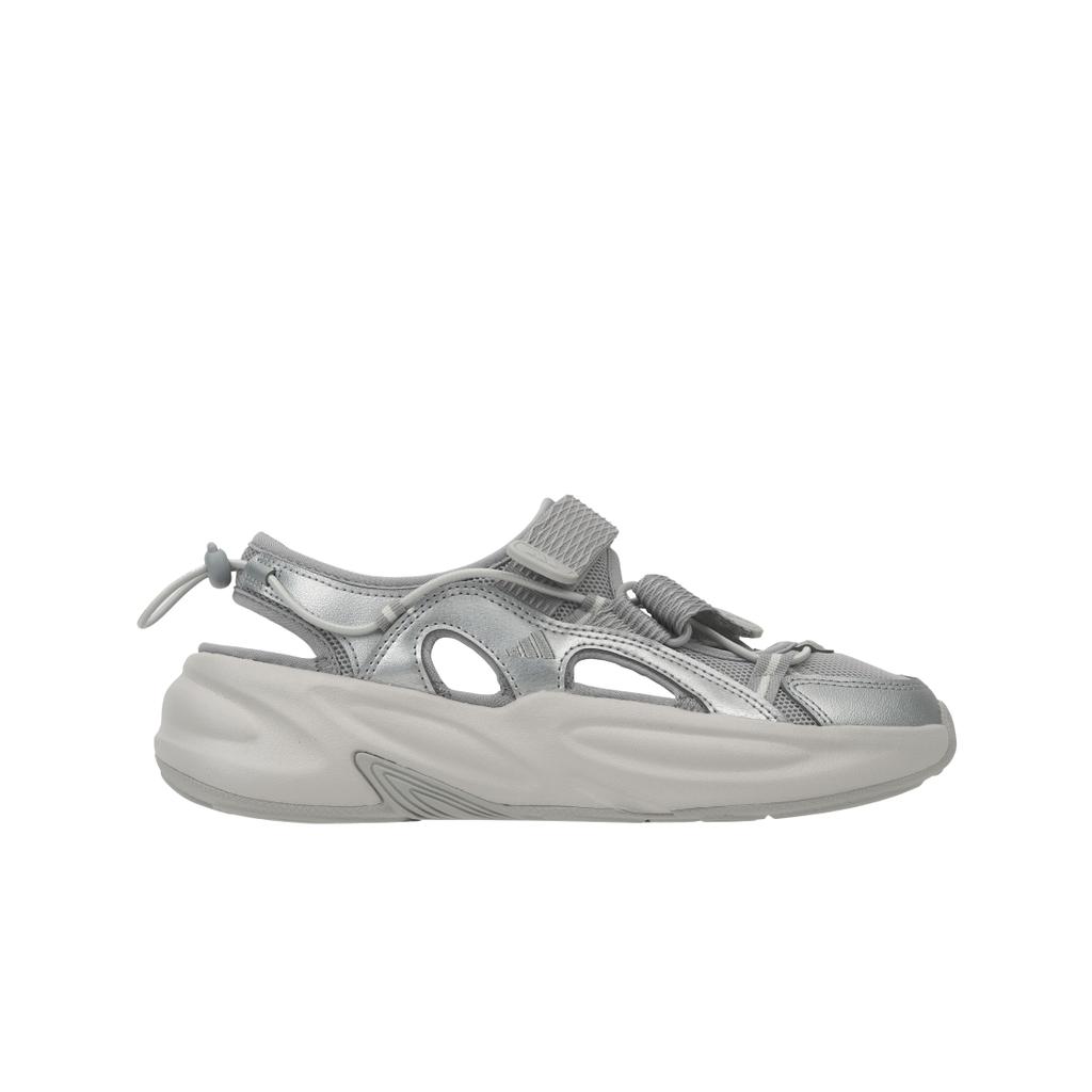 adidas Ozwave Sandal Comfortable Non-Slip River Shoes Unisex Footwear Gray Silver JS4580