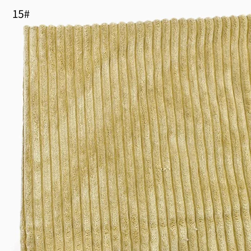 Meetee 50/100*150cm Striped Cotton Corduroy Fabric Decorative Cloth for Sofa Pillows Plush Toy DIY Clothing Sewing Home Textiles