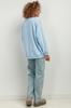 Wide long sleeve sweatshirt T417 light blue XL/XXL light blue