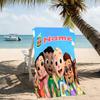 Customizable Personalized Beach Towels CoComelon - Dance Party Themed designs.Suitable for the Beach, Yoga, Sports;ideal As Beach Accessories
