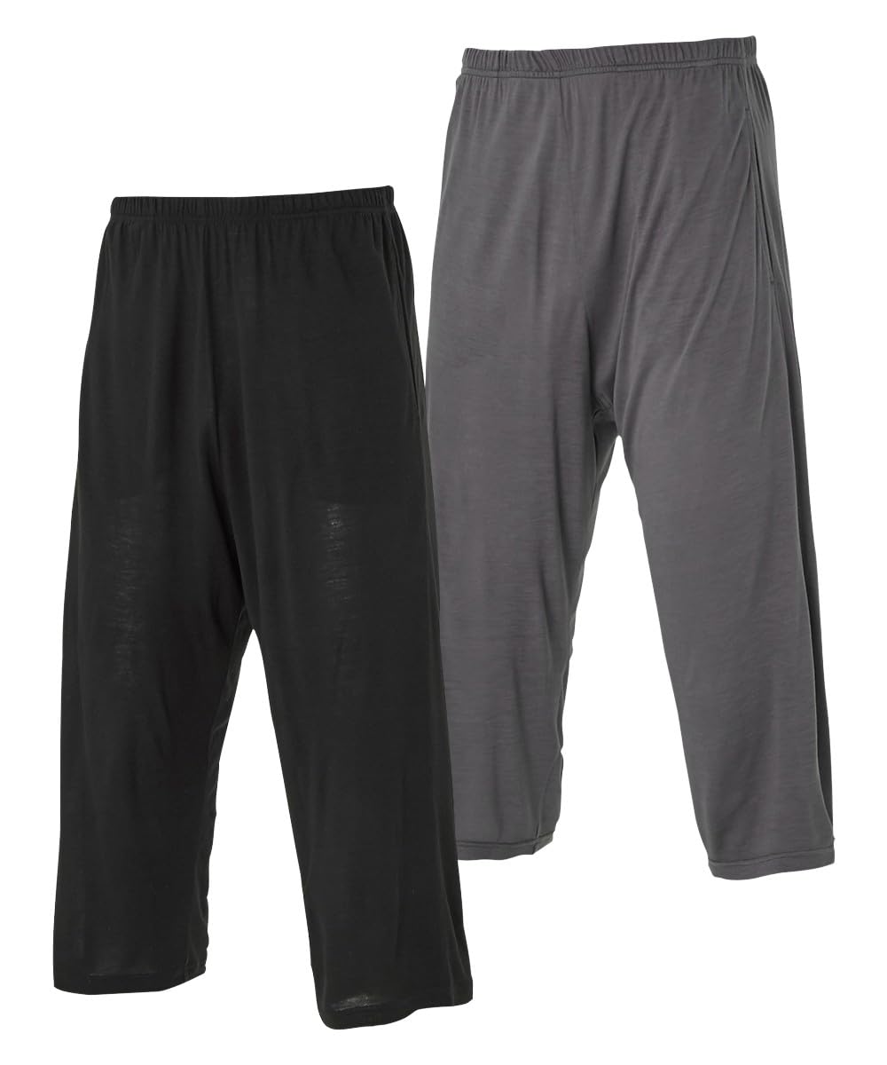 

Крутые к телу Комплект Сутетеко Черный уголь M [Nissen] Мужское нижнее белье/Сутетеко, На ощупь, Однотонный, С закрытой передней частью, Длина 3/4, Брюки, 2, + Серый,