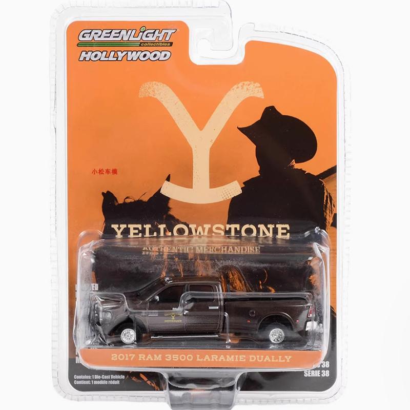 

Greenlight 1:64 Yellowstone -2017 Ram 3500 Laramie Dually Pickup Alloy Car Model Classics Adult Souvenir Gift Static Display