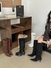 2025 neue Retro einfache spitze High-Heel-Stiefel Römischer Stil trendiges Temperament modisch vielseitig zeigen lange Beine