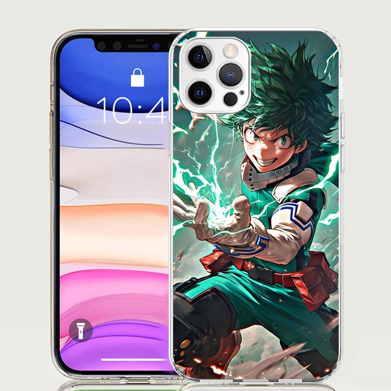 Midoriya Izuku Deku MHA My Hero Phone Case For iPhone 17 Air 16 15 Plus 11 14 Pro Max 13 Mini 12 7 8 + SE Pattern Art Customized