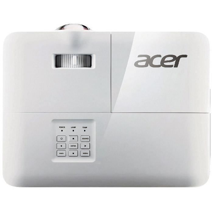 Projecteur DLP ACER S1286H - XGA 1024x768 - 3500 lm - 20,000:1 - Avant/Arrière/Plafond - 5000h - HDMI
