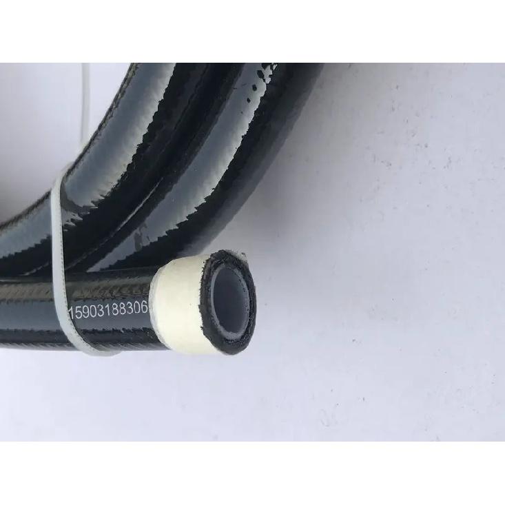 PU Coated AN-6  Stainless Steel Braided E85 AN6 PTFE inner Oil Line Fuel Hose 1M