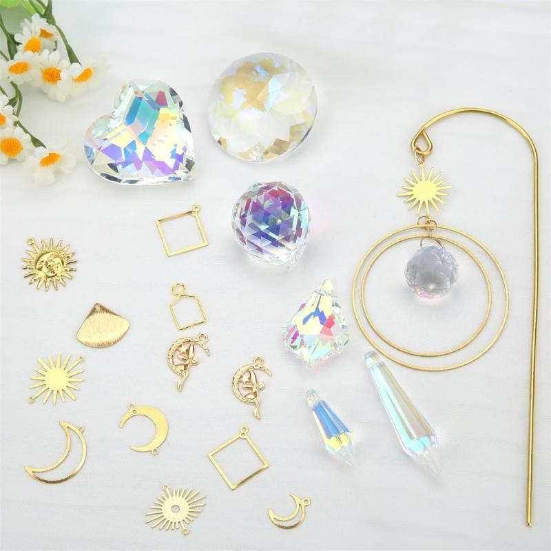 Crystal Sun Catchers for Home and Garden Decoration Creating Beautiful Light Reflection and Enhancing Ambiances
