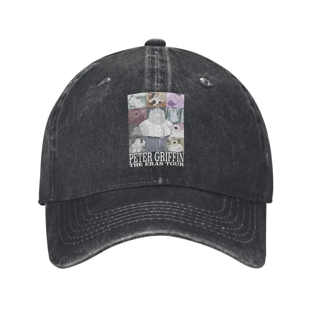 Families Cartoon Iconic Griffin Family Group Baseball Caps Distressed Denim Caps  Vintage Outdoor Workouts Gift Headwear