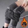 Women's High-Waist Fleece-Lined Skinny Jeans - Slimming Bodycon Pencil Pants for Autumn/Winter 2025
