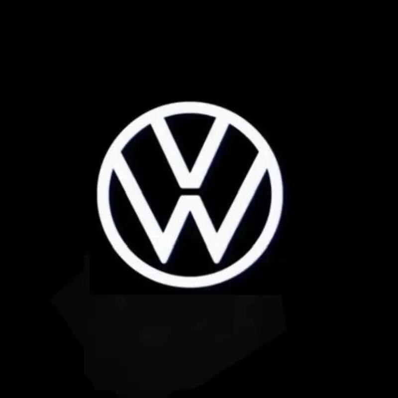 

For VW VOLKSWAGEN New For VW Volkswagen Passat CC Lamando Touran Touareg Tiguan Eos Golf Car Door Logo Courtesy Lamp Laser Proje