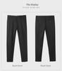 2022 Summer Men's Black Slim-Fit Nine-Point Casual Pants - Youth Solid Color Korean Style