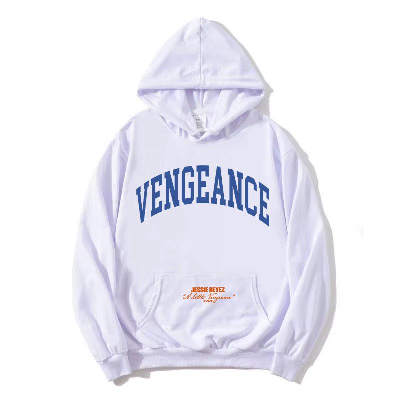 A LITTLE VENGEANCE Jessie Reyez Felpe Uomo Donna Vintage Carattere Curvo Felpa con Cappuccio a Girocollo Manica Lunga Casual Streetwear