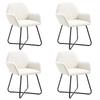 Chaises à manger lot de 4  tissu